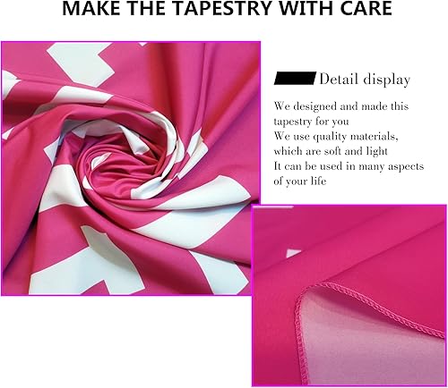 Miniatura 8 de Woveruco Divertido tapiz rosa con Jared Hip Hop con texto en inglés "We Still in This B*tch", tapiz de pared para colgar en la pared, dormitorio,