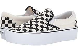 Sneaker-Track Shoe Vans Slip-On Checkerboard Checker Pattern Black White Canvas