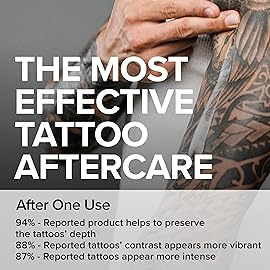 Mad Rabbit Tattoo Balm & Aftercare Cream- Color Enhancement that Revives Old Tattoos, Hydrates New Tattoos, Made With Clean Ingredients + Petroleum Free, Daily Tattoo Lotion Moisturizer & Brightener