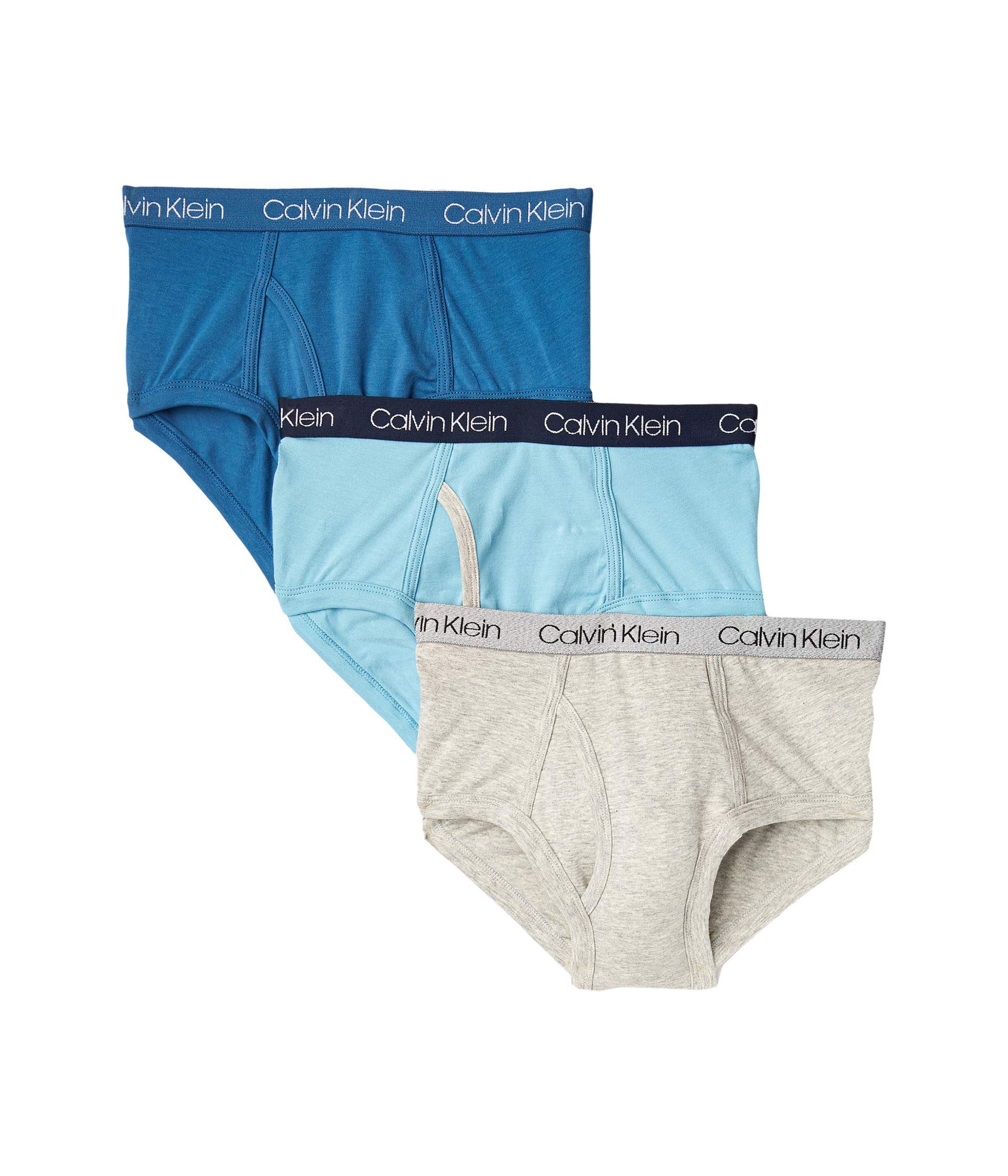 Calvin Klein - Briefs Boys' Modern Cotton Assorted Briefs Underwear, Multipack Boys Small