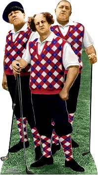SC2003 The Three Stooges Golfing Cardboard Cutout Standup