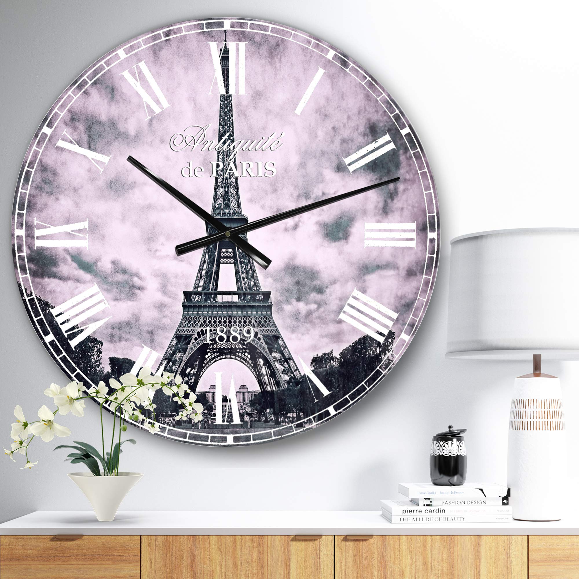 Amazon.co.jp: DesignQ 'Paris エッフェル塔 ドラマチックな空の下