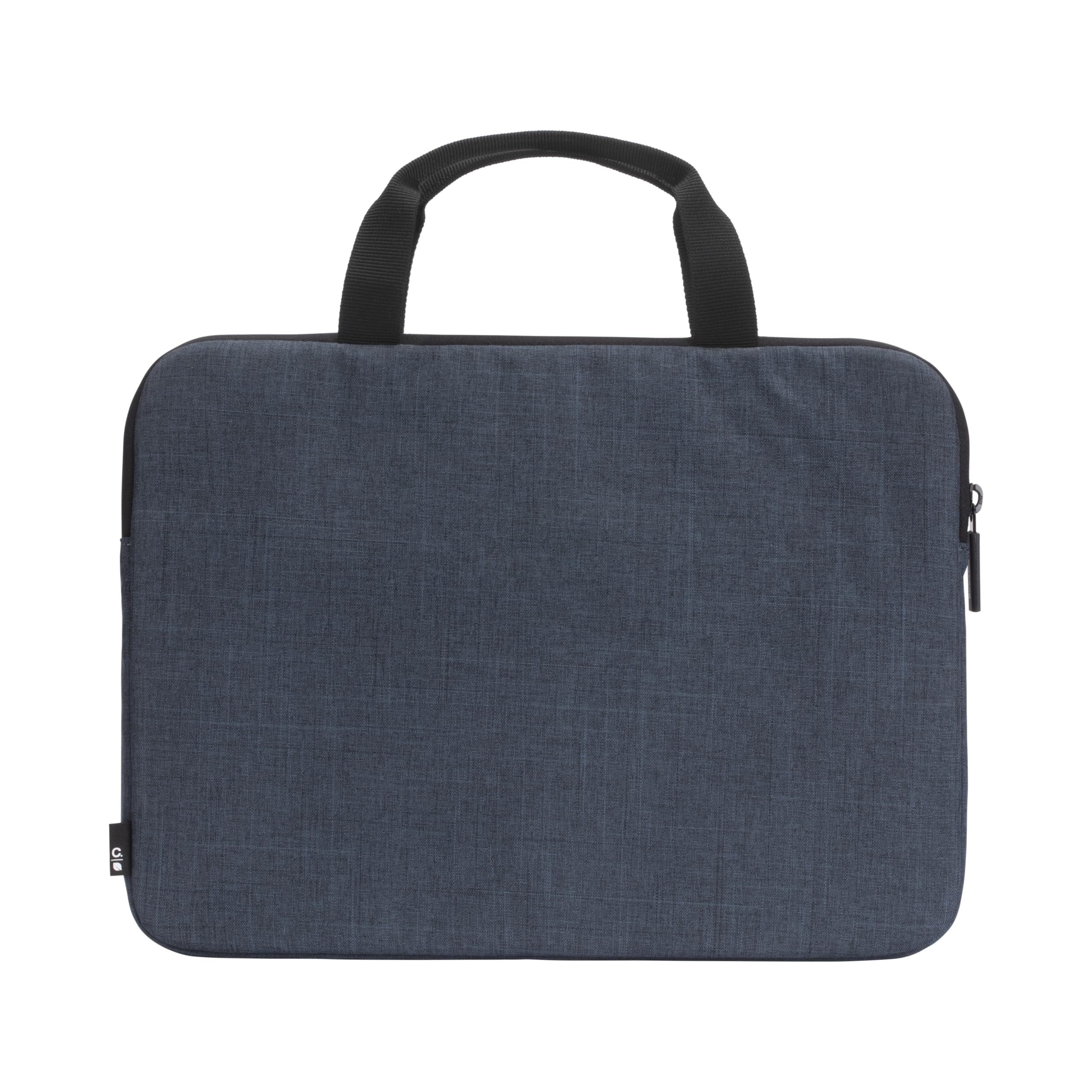 Incase Carry Zip Brief for 13 inch Laptops – Sleek, Lightweight Protective Bag with Dual-Weave Polyester, Webbing Carry Handles – Stylish and Durable Laptop Sleeve/Case for Work & Travel - Navy