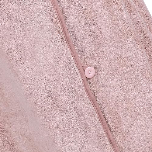 Miniatura 5 de Toalla de baño ligera para mujeres más tamaño hasta la rodilla suaves batas de baño de spa