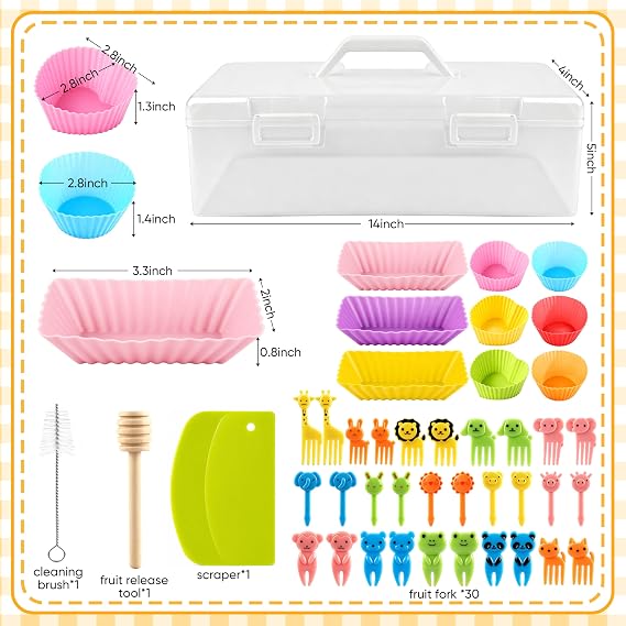 TREWAVE 67 Pcs Sandwich Cutter and Sealer Set, Uncrustable Sandwich Cutters