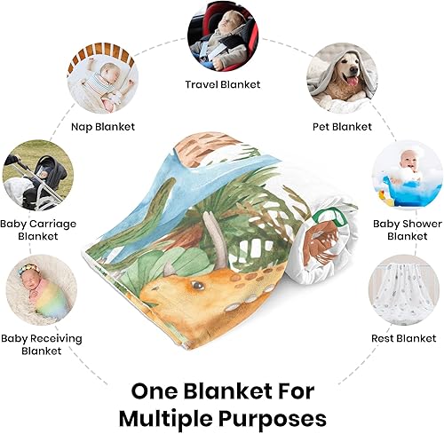 Miniatura 7 de J&SBGFT Manta de bebé personalizada para niños, nombre personalizado, manta de recepción para niños pequeños y niños, manta decorativa para cuna, 30