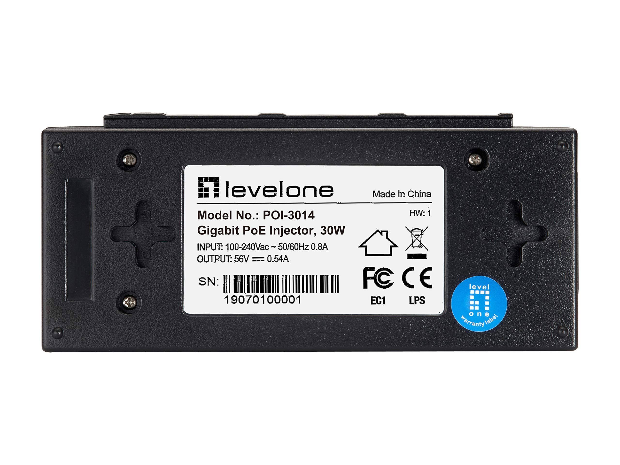 LevelOne POI-3014 Injecteur PoE Gigabit 30 W
