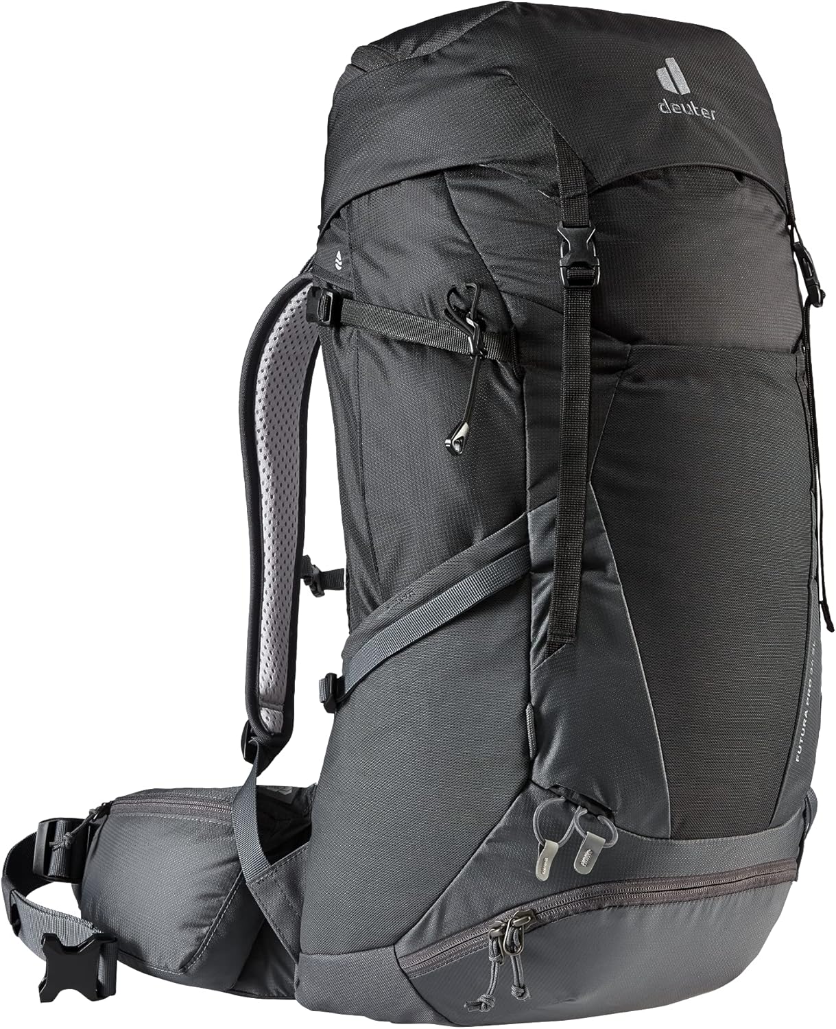 Deuter Women's Futura Pro 34 SL Hiking Backpack With Women's Fit - Black-Graphite