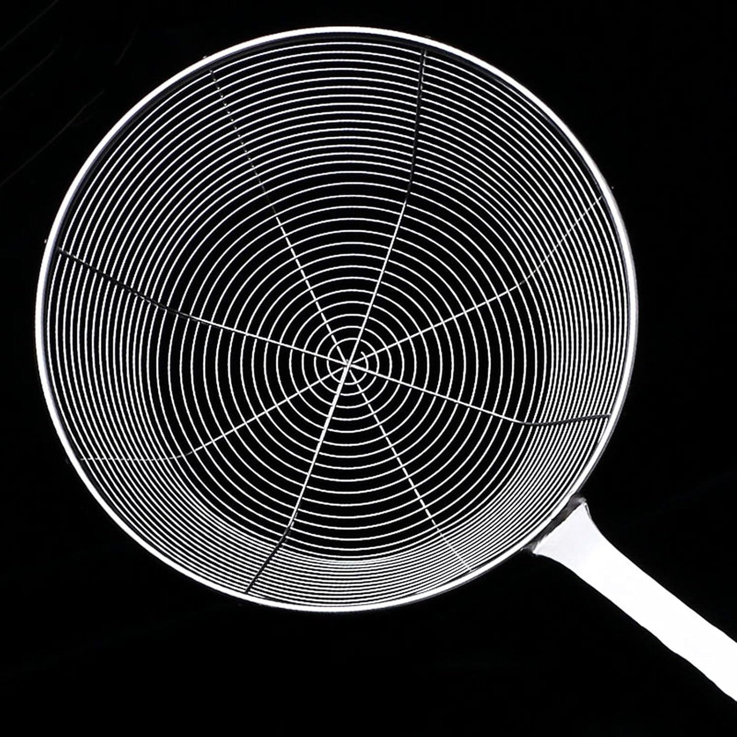 TOMYEUS French Fry Chips Baskets Stainless Steel Frying Basket with Long Handle and Large Capacity Deep-Fried Food Filter Net to Thicken Multi-Purpose Round Colander Kitchen Cooking Tools