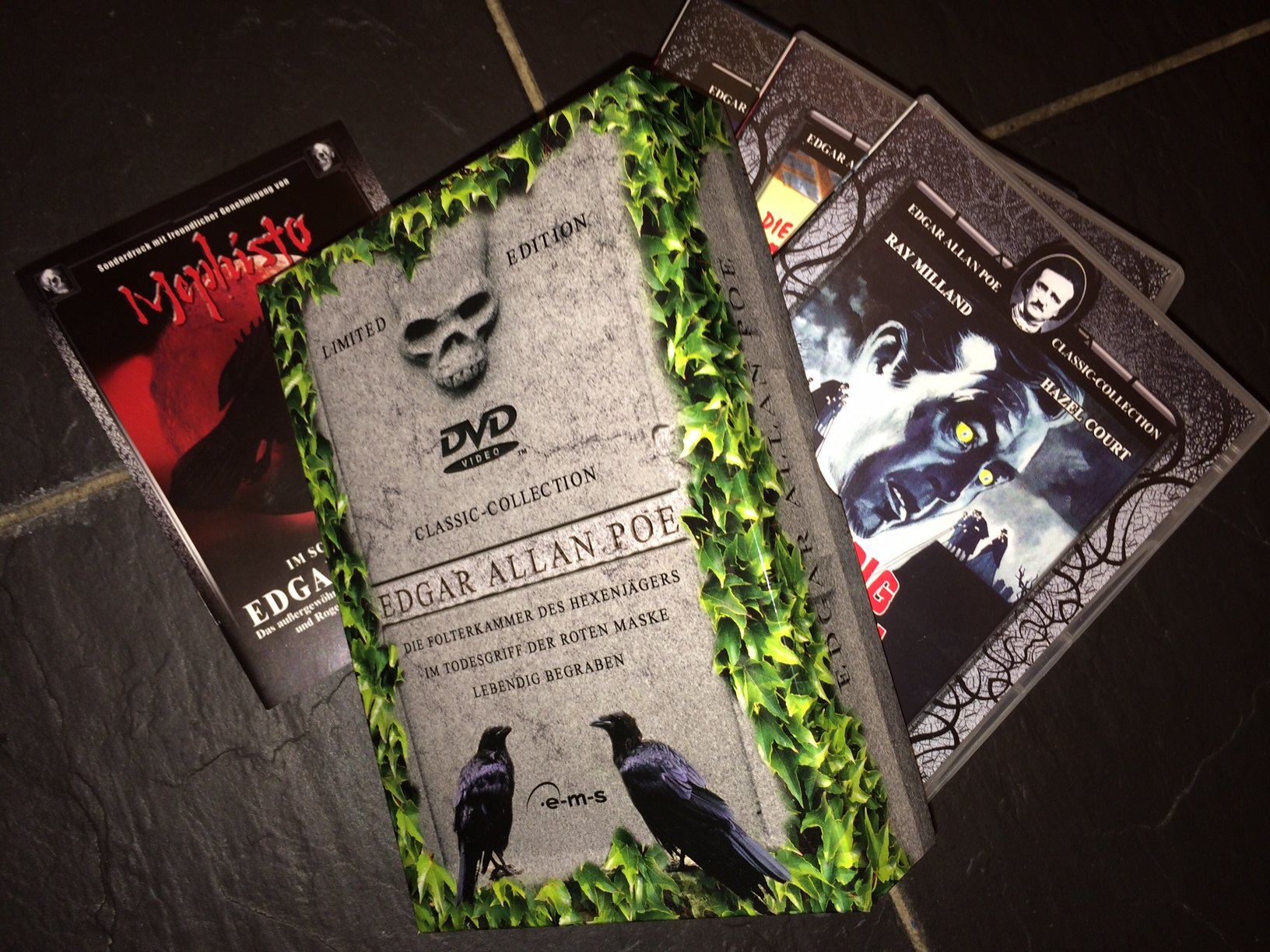 Edgar Allan Poe Classic-Collection (Die Folterkammer des Hexenjägers, Im Todesgriff der roten Maske, Lebendig begraben) (3 DVDs)