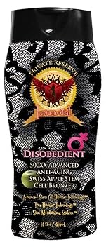 Disobedient for Women Tanning Lotion