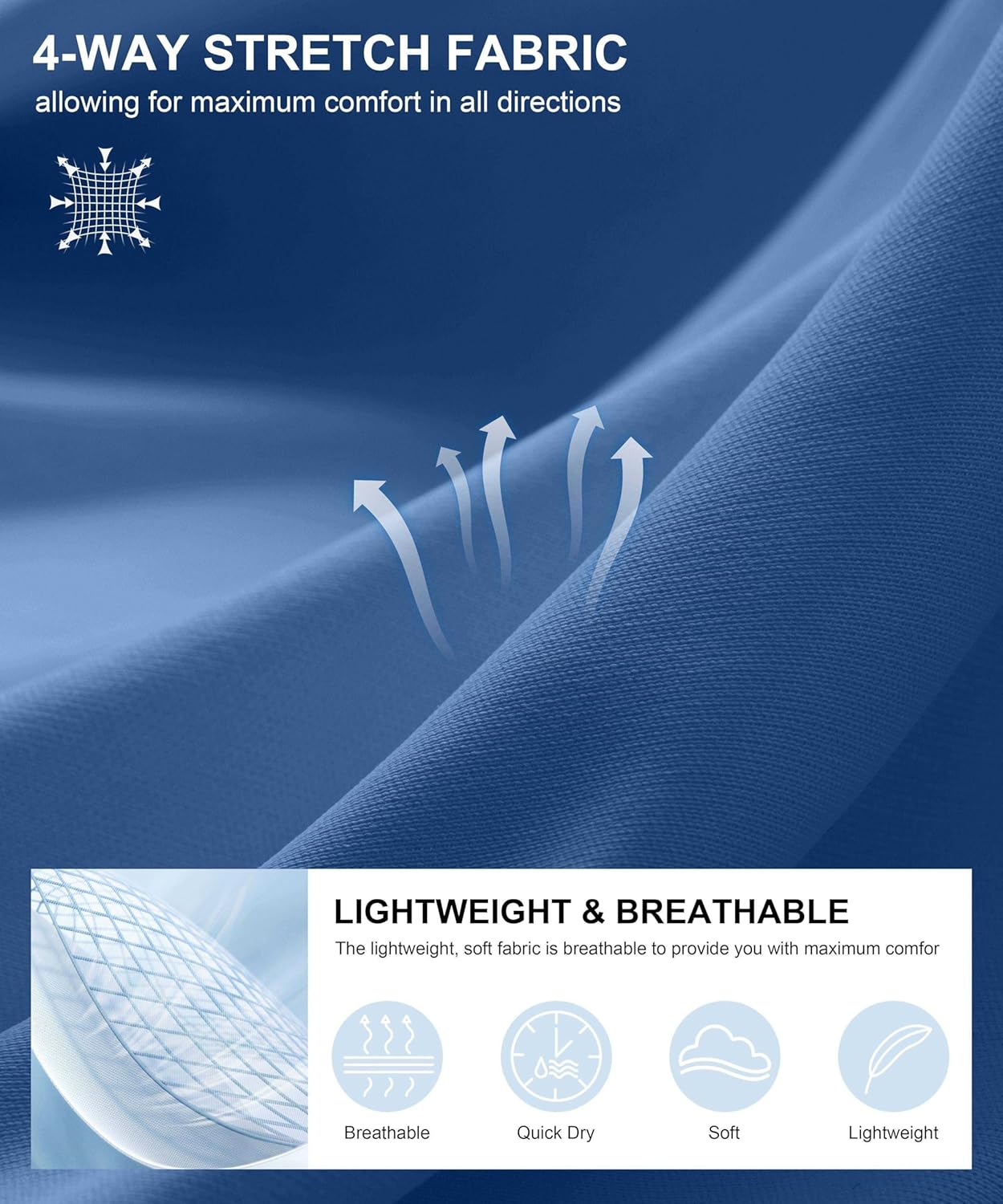 Women's Short Sleeve Workout Shirts UPF 50+ Sun Protection T-Shirts Quick Dry Breathable Gym Running Hiking Tops for Women - Image 5