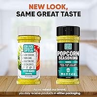 Vista 66 de Condimento para palomitas de maíz, mezcla de condimentos de rancho picante, sin gluten y bajo en sodio, condimentos con sabor a palomitas de maíz