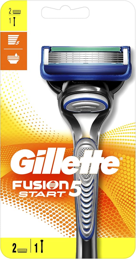 Gillette Fusion5 Start Men's Shaver + Replacement Razor 2-pack