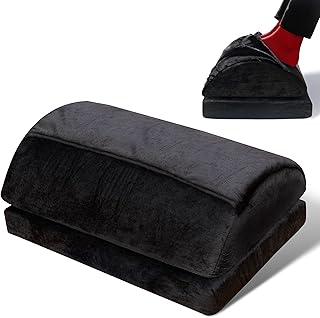 ergonomische Untertisch Fußstütze warme höhenverstellbare Fußablage mit integrierter Fußtasche orthopädisches Fußkissen ideal für Büro Schreibtisch und Homeoffice