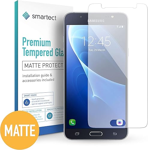 smartect Pellicola Vetro Temperato per Samsung Galaxy 2016 2X Mat Pellicola Protettiva con durezza Salvaschermo Anti-Impronte Anti-Bolle smartect Pellicola Vetro Temperato per Samsung Galaxy 2016 2X Mat Pellicola Protettiva con durezza Salvaschermo Anti-Impronte Anti-Bolle