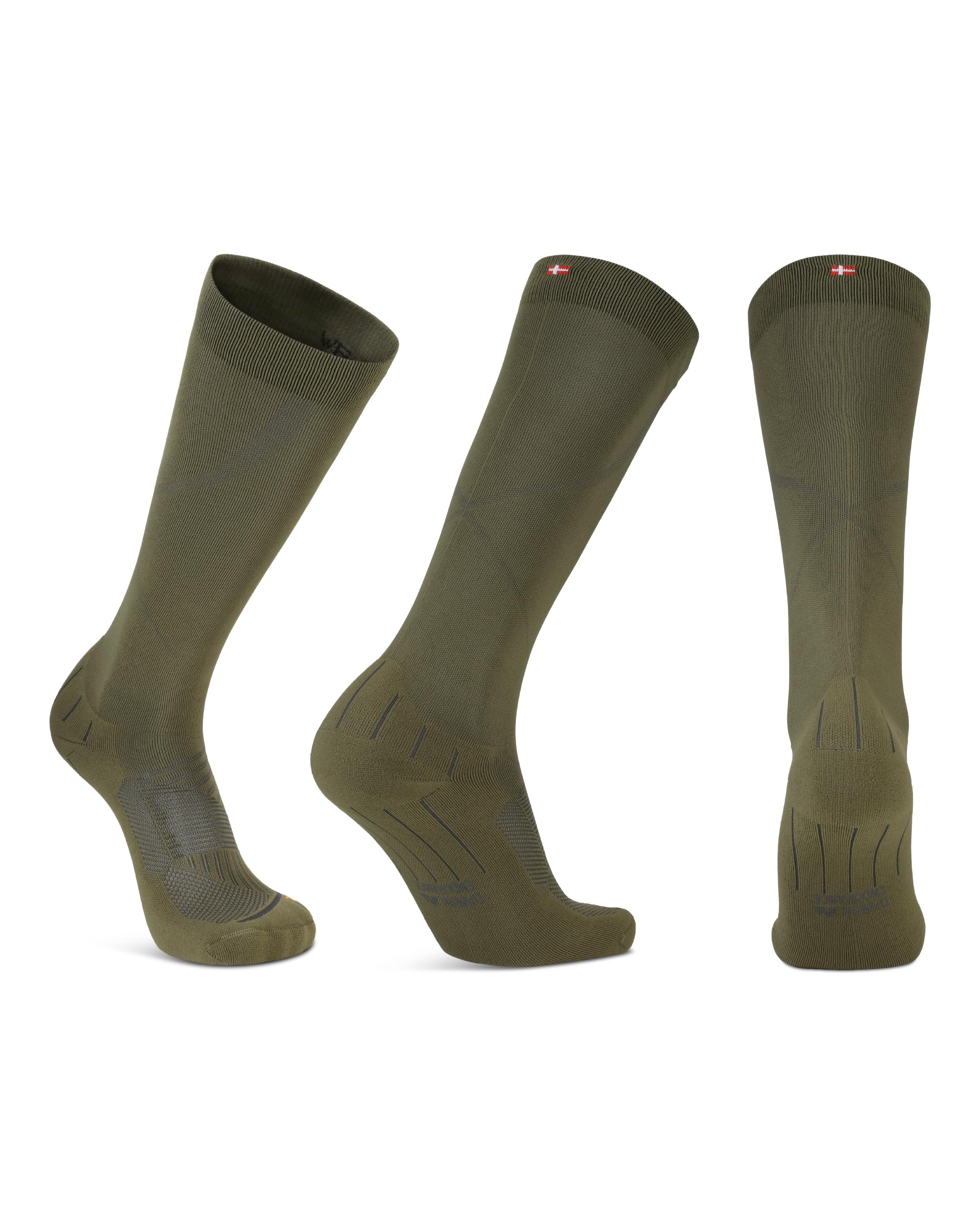 DANISH ENDURANCE Calze Compressione Graduata 21-26mmHg, Recupero | Calze a compressione graduata 21-26 mmHg, favoriscono circolazione e recupero, per corsa, viaggi e sport, Unisex