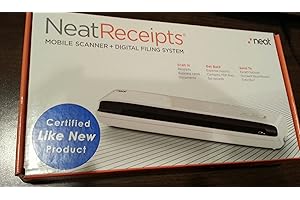 Neat Receipts Mobile Scanner and Digital Filing System for Computers