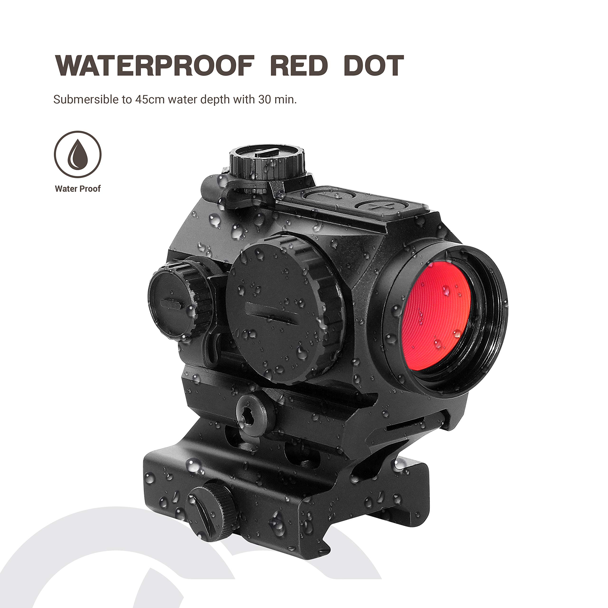 ESSLNB Red Dot Scope 5 Brightness Settings Rifle Scope With 20mm/22mm - View #7