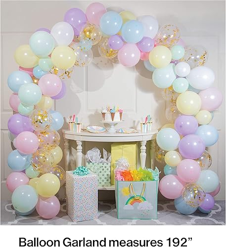 Miniatura 2 de Creative Converting Kit de arco de globos pastel de 112 piezas para cumpleaños