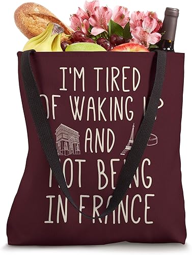 Miniatura 4 de Estoy cansado de despertar y no estar en Francia - lindo bolso francés