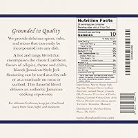 Vista 2 de Shawhan Farms Islands Jamaican-Style Jerk Seasoning - Sin OMG - Naturalmente libre de gluten - Perfecto para carnes, adobos y verduras - Botella