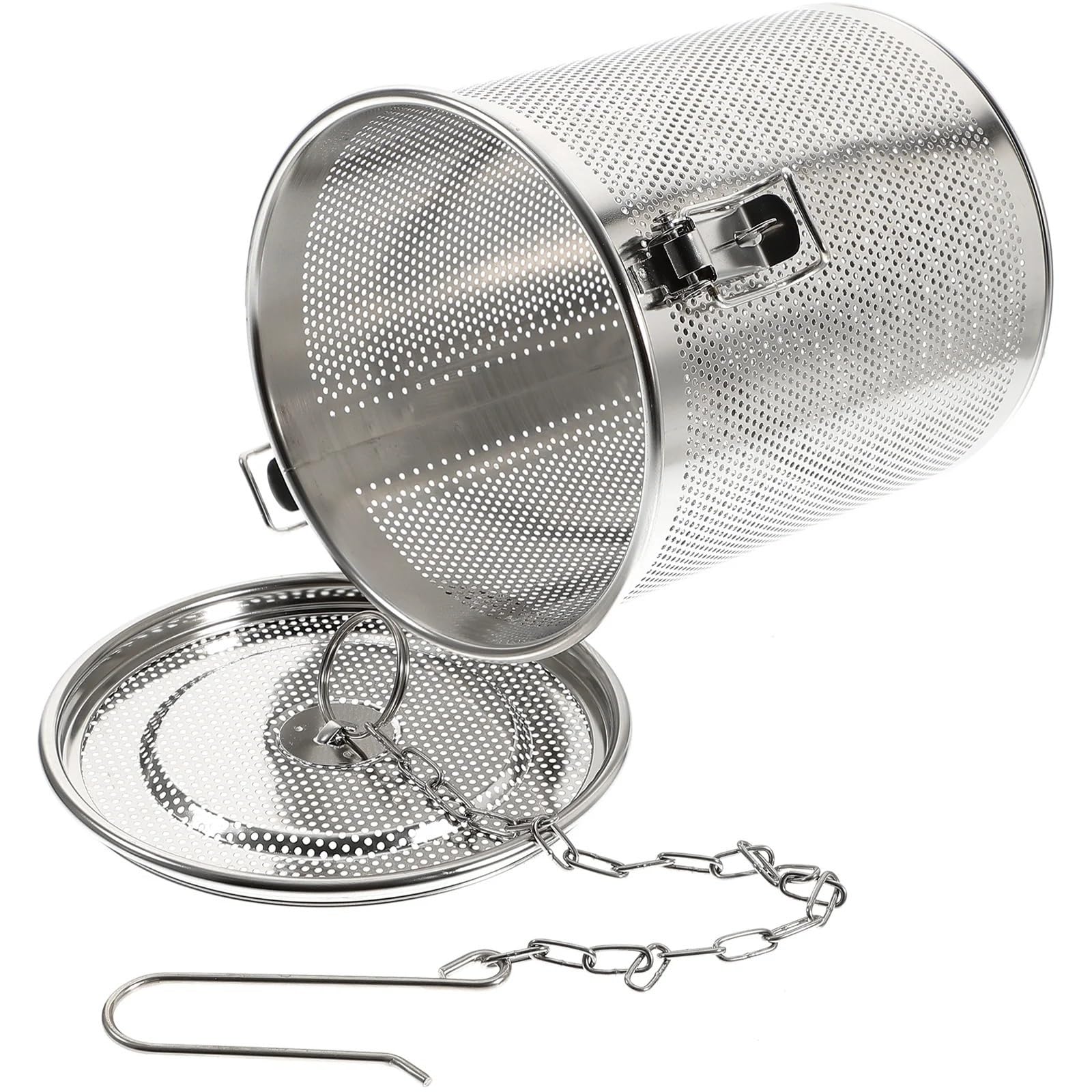Filtro in Acciaio Inossidabile 1PCS Maglia Sacchetto di Condimento Zuppa Colino Secchio Grande Maglia di Cottura Infusore in Acciaio Salamoia Cestino Fine Condimento Cibo Colino