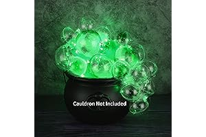 Spooky Cauldrons Bubble with Enchanting Glow