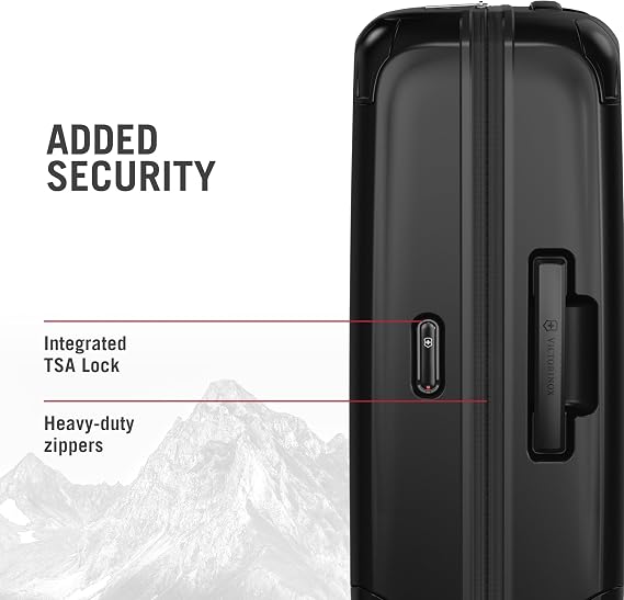 Victorinox Spectra 3.0 Frequent Flyer Plus Carry-On - Modern Hardside Carry-On Luggage - Rolling Suitcase with Spinner Wheels - Holds Travel Accessories - 45 Liters, Black