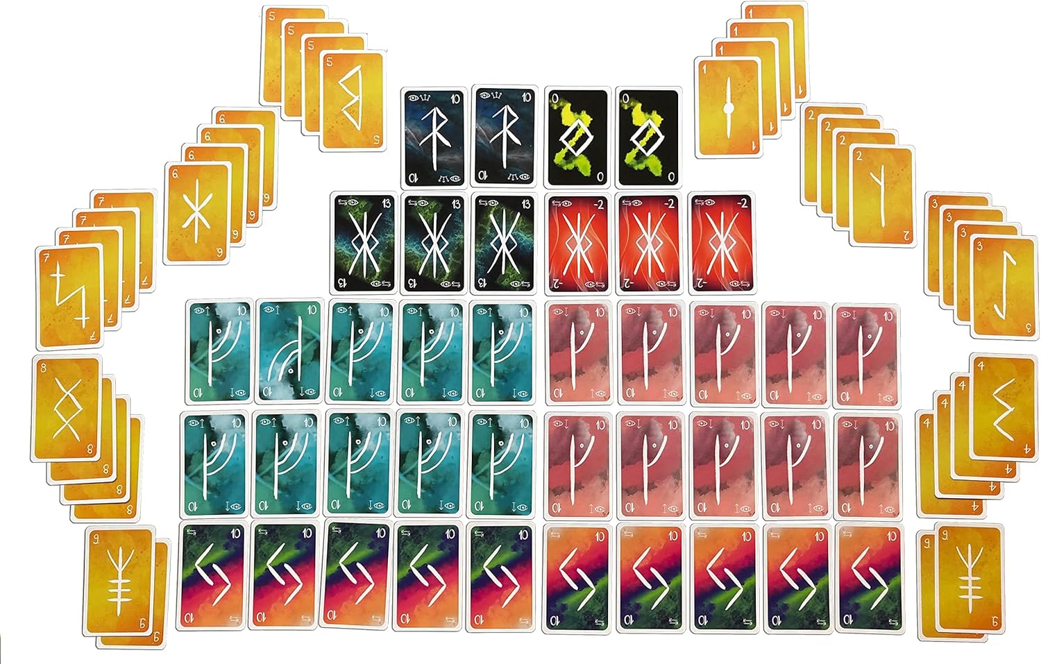 The Deck by Cambio Unlimited – 76-Card Game System with Custom Dice – Multiple Game Modes – Portable, Eco-Friendly, Family Strategy Card Game