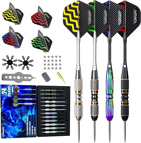 Turnart Juego de puntas de metal de dardos 2 juegos