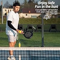 Vista 6 de KUHNMARVIN 2 Pares de Mangas de Brazo de Compresión con Protección UV Refrescantes Mangas de Sol Cobertura de Tatuajes Mangas de Brazo