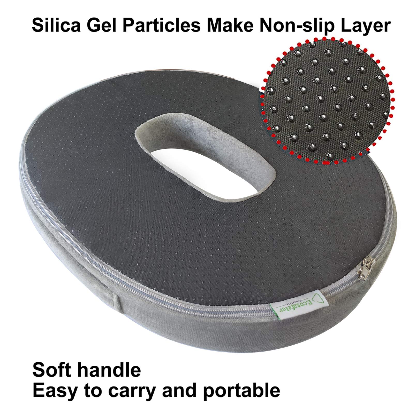 Ecosafeter Orthopedic Ring Memory Foam Cushion Donut Cushion for