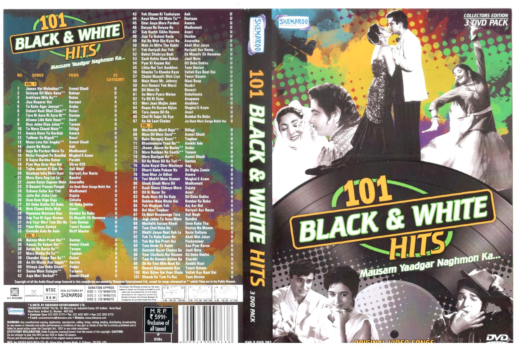 101 Black & White Hits: Mausam Yaadgar Naghmon Ka