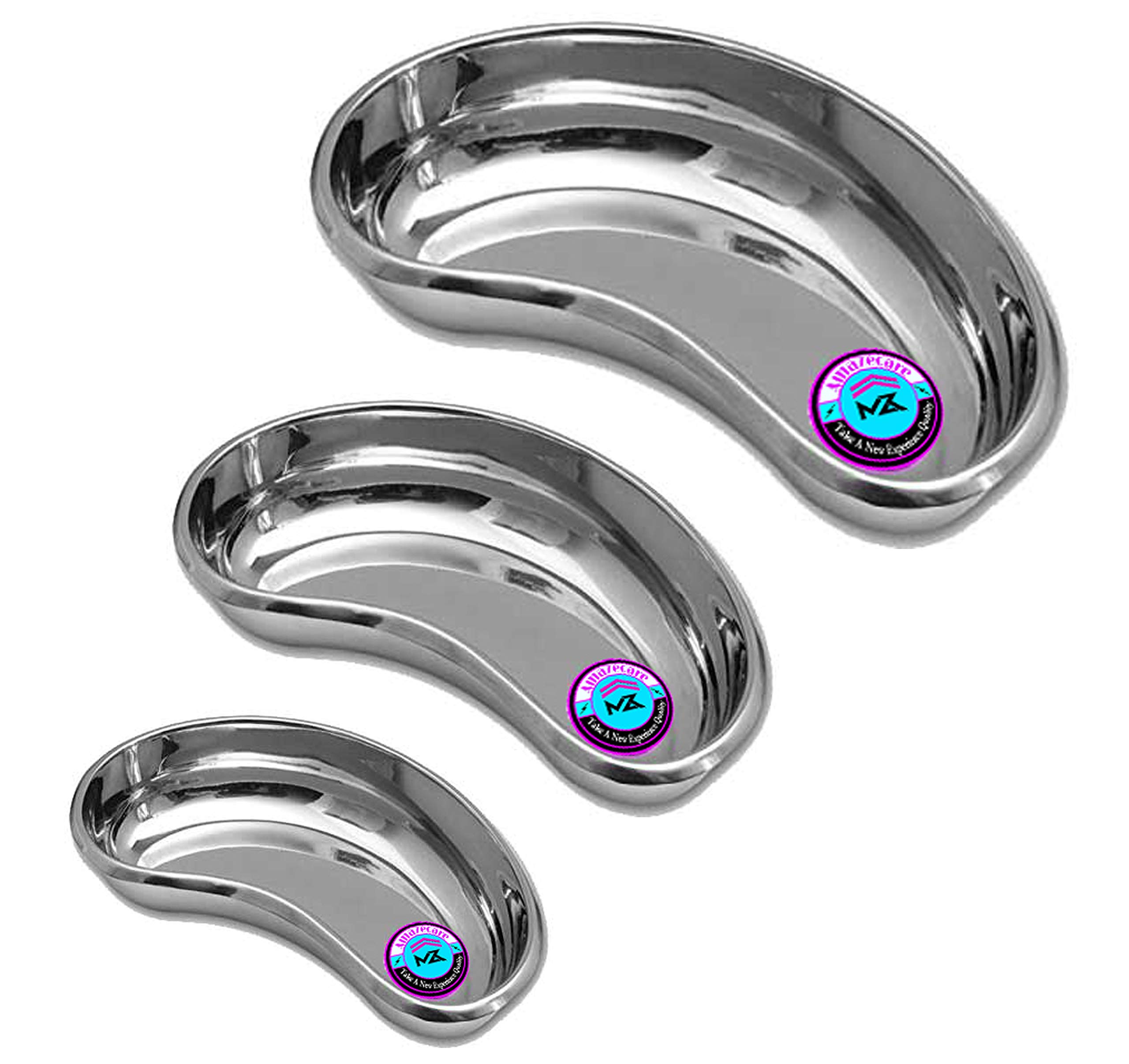 Medical Reusable Kidney Tray Made From Stainless Steel (Set Of 3)- 150mm, 200mm, 250mm (B08TWN79RS) Amazon Price History, Amazon Price Tracker