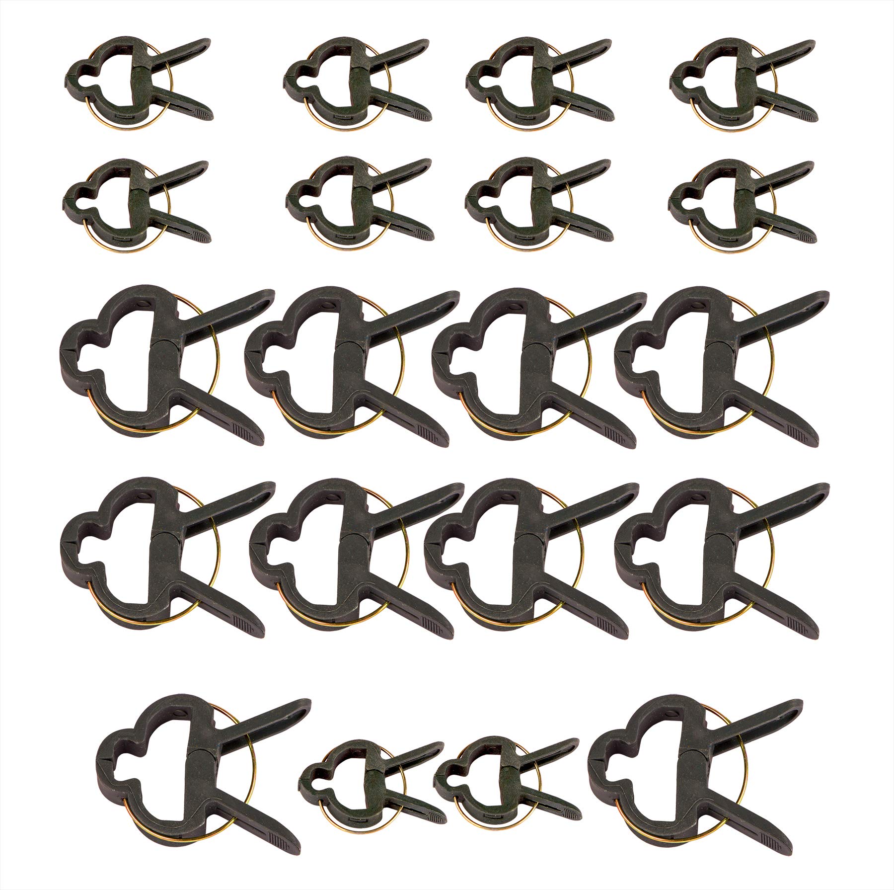 Edco Plant clips PP 20pcs Plant Holder Plant Binder Plastic Green
