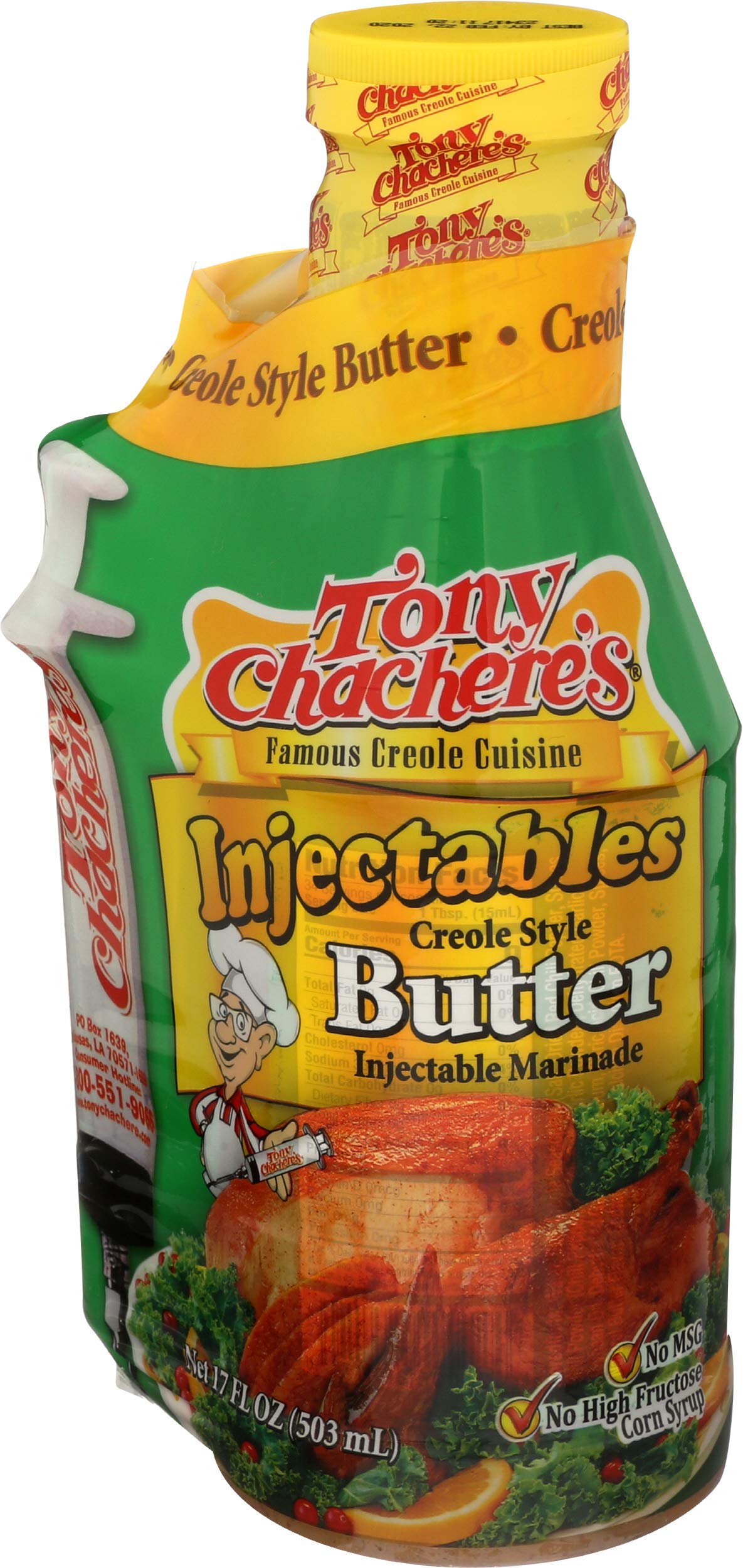 Tony Chacheres Butter Marinade, Regular, 17 oz