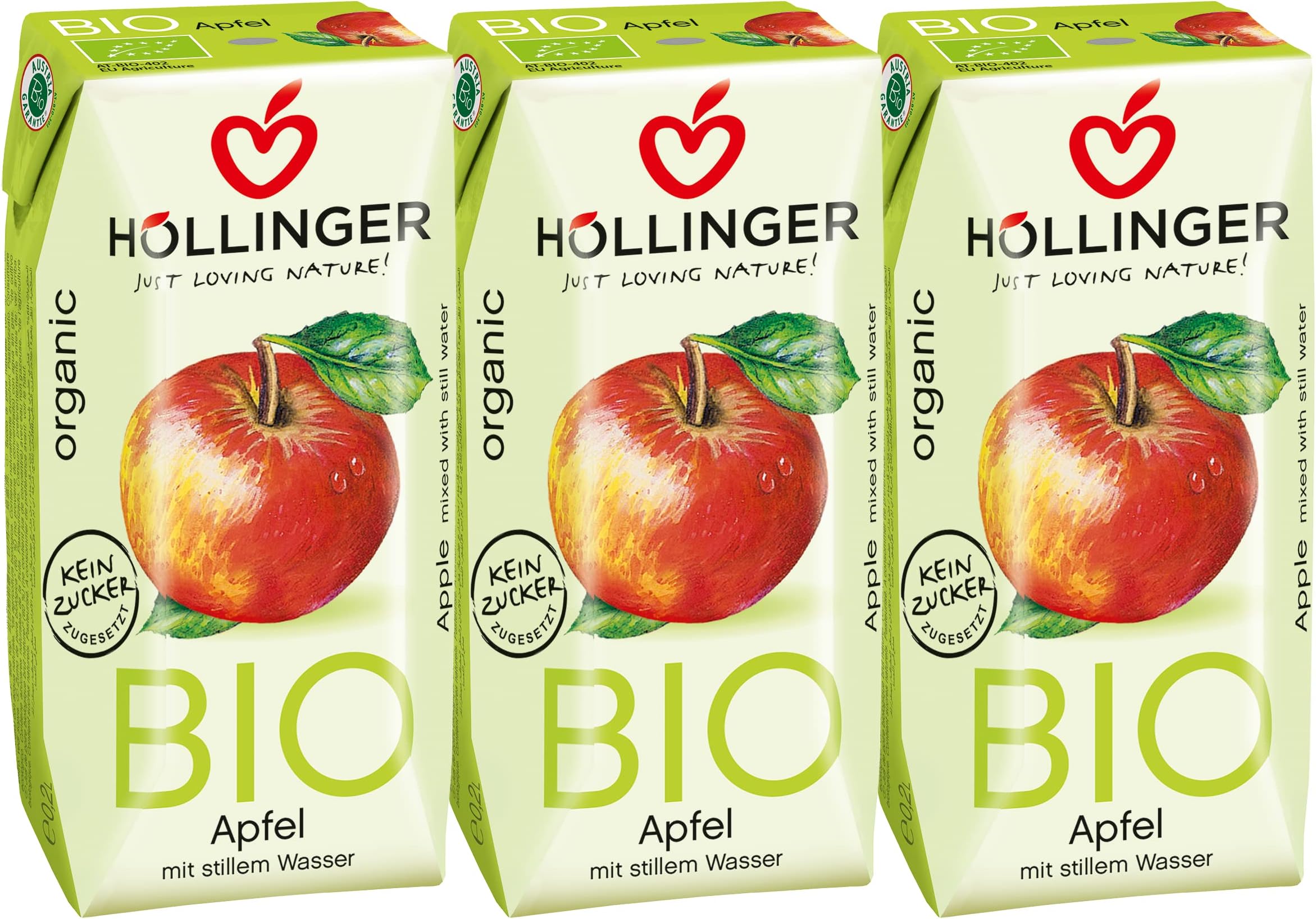 Organic Apple Juice with No Added Sugar Never from Concentrate 200ml x 3