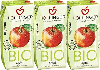 Organic Apple Juice with No Added Sugar Never from Concentrate 200ml x 3