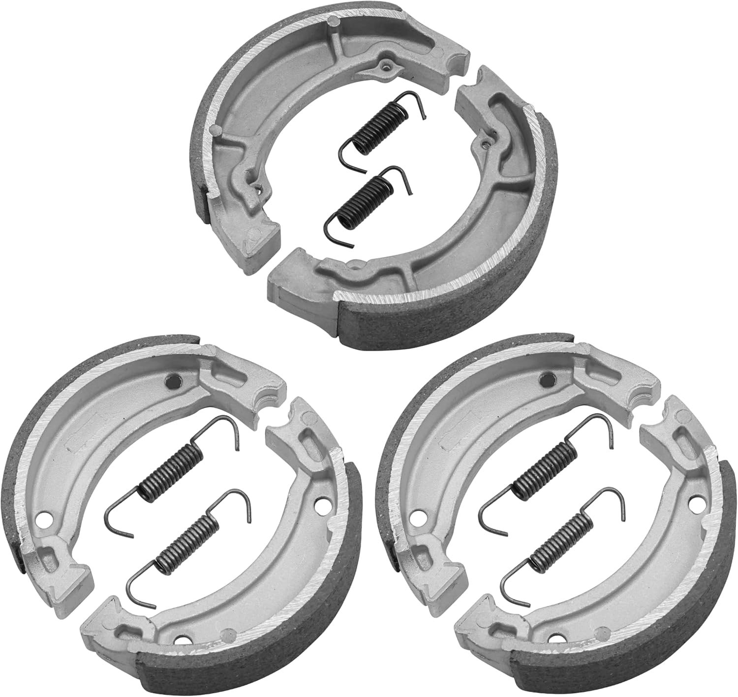 Caltric Front & Rear Brake Shoes Compatible with Yamaha Breeze 125 Yfa125 Yfa-125 Yfa1 1992-1997 New