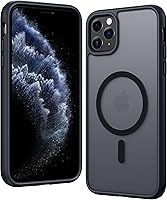 Vista 270 de FNTCASE Funda para iPhone 15 Plus: Fundas magnéticas transparentes para teléfono con protector de pantalla compatible con Magsafe Slim Anti