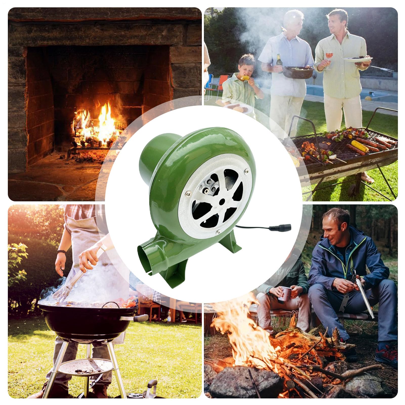 Ventilatore Per Per Barbecue - Potente Soffiatore Per Forgia Per La Lavorazione Dei Metalli, Robusta Ventola Di Ventilazione | Blacksmith Forge Blower Ventilatore Per Di Ricambio Robusto