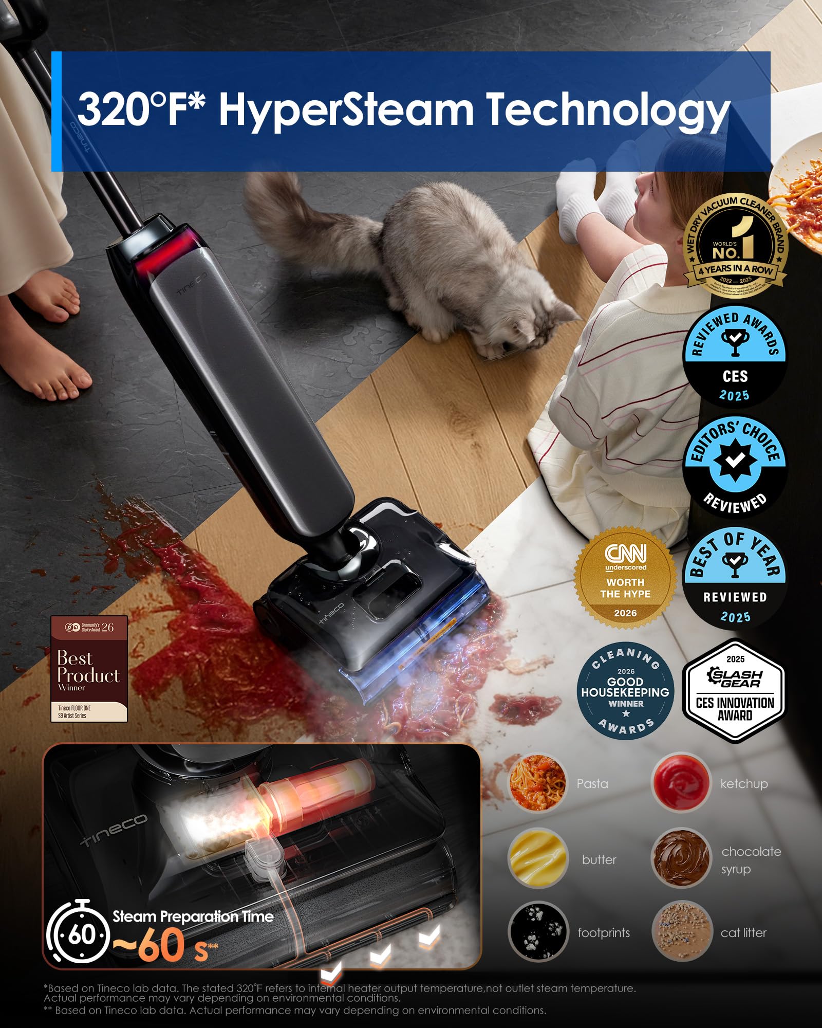 Shark Steam & Scrub Steam Mop, All-in-One Hard Floor Cleaner, Grey, S8001 product image 23