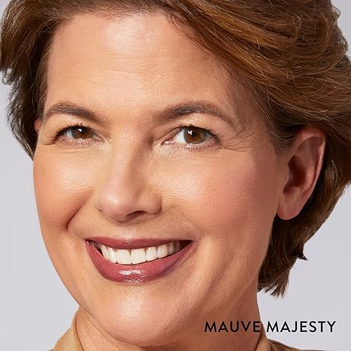 Miniatura 2 de LAURA GELLER NEW YORK Lápiz labial clásico moderno, Mauve Majesty, color ultra rico, lujoso y ligero, acabado crema