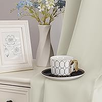 Vista 95 de Simplebrand Juego de 2 paneles de cenefa aguamarina para ventana de cocina de 14 pulgadas de largo, cortinas de oscurecimiento de habitación