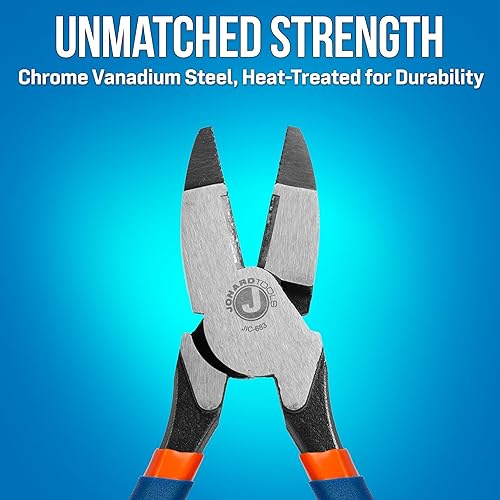 Vista 7 de Jonard Tools JIC-685 Alicates para electricista con funda Cooper y extractor de cinta de pescado para cobre, aluminio y otros metales blandos, 9-1/2