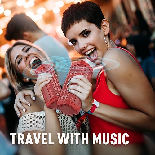 Miniatura 3 de BUGANI Altavoz Bluetooth inalámbrico portátil, alcance inalámbrico de 100 pies, volumen más fuerte, sonido estéreo, increíble tiempo de reproducción