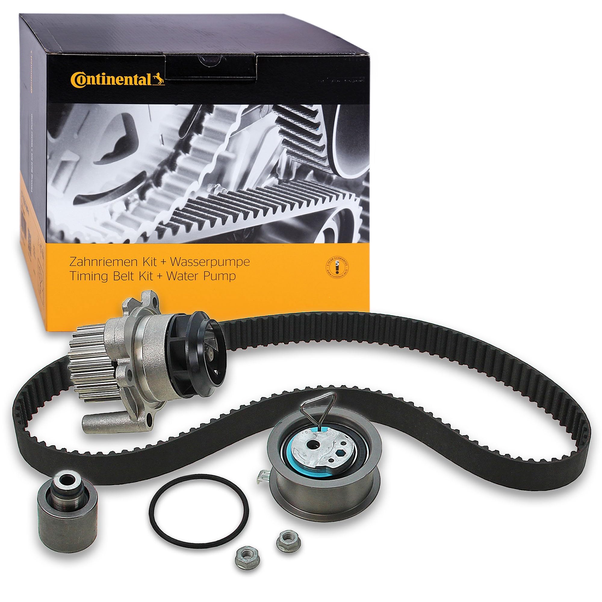 CONTITECH CT1028WP3 Kit cinghia distribuzione pompa acqua N° denti: 120 30 mm con guarnizione Compatibilità con VW Golf V Hatchback 1K1 POLO 9N TOURAN 1T1, 1T2 Transporter V Van 7HA, 7HH, 7EA, 7EH