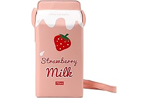 Chocolate Milk Box Crossbody Bag - Boba Purse
