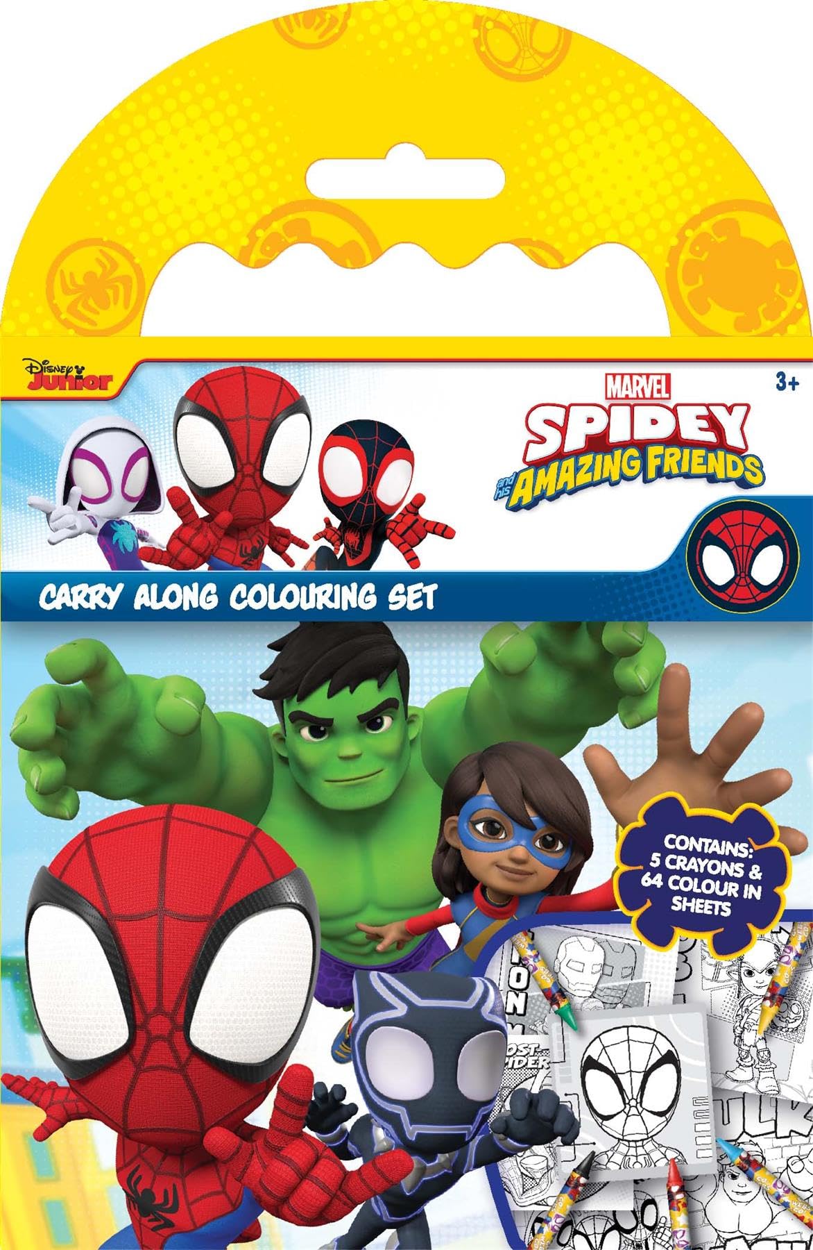 Design Group Creative Kids Craft Set Spidey & Friends Carry Along